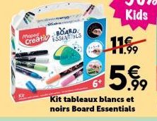 Kit de tableaux blancs et noirs Essentials BOARD Moped CreativISSELLS : 11,69 € - 15,99 € ! Découvrez-le maintenant !