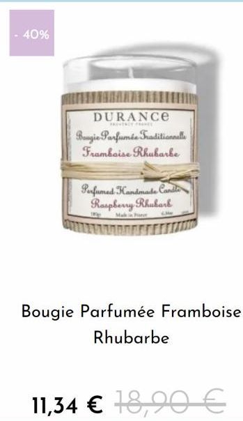 bougie parfumée 