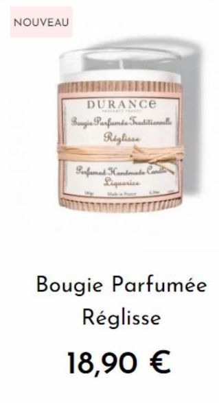 Éclat Agréable et Parfumée : Nouvelle Bougie Réglisse Parfumée de Bungie à 18,90€!