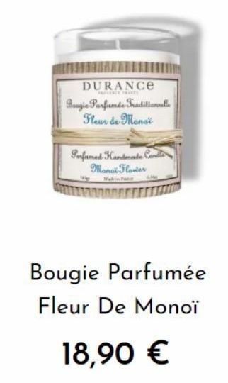 bougie parfumée Fa