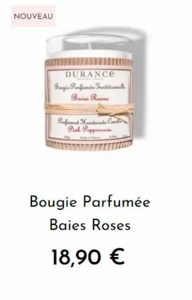 bougie parfumée 