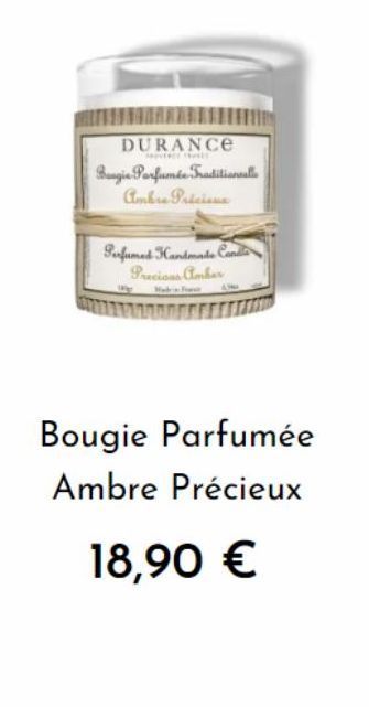 bougie parfumée 