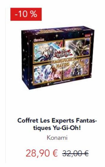 Profitez d'une Réduction de 10% sur le Coffret Konami Yu-Gi-Oh! Les Experts Fantastiques!