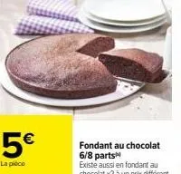 fondant au chocolat 