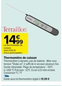thermomètre de cuisson Terraillon