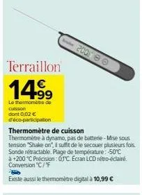 thermomètre de cuisson terraillon