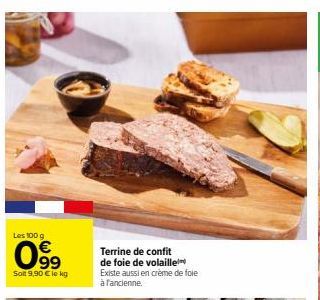 Confits de Foie de Volaille : 100g à 0.99 € ! Solt 9,90 € le kg, Crème & Terrine.
