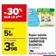 papier toilette carrefour