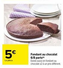 fondant au chocolat 