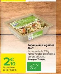 légumes bio 