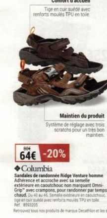 Réglage 3-en-1: le Système de Maintien de Produit à -20% - Seulement 64€!