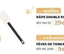 promo : double râpe et fèves de tonka à des prix imbattables !