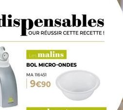 Les malins  BOL MICRO-ONDES  MA 116451  9€90 