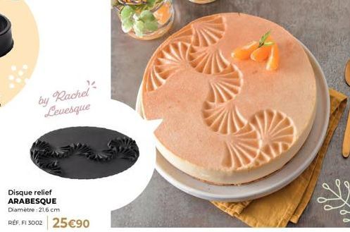 Diamètre 21,6 cm : Disque Relief Arabesque FI 3002 à 25€90!