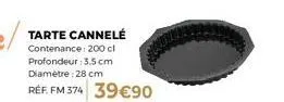 tarte cannelé fm 374 - 3.5cm prof, 28cm diam. - €90 promotion