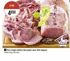5kg de Porc entier français au meilleur prix : 4€50/kg !