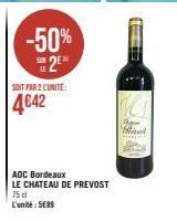 Château de Prévost 75cl à moitié prix : 4,642 ADC Bordeaux 61 Find.