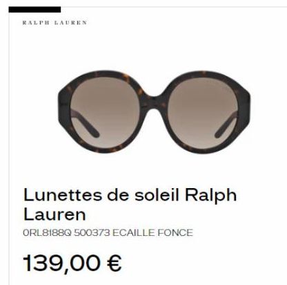 lunettes de soleil Ralph Lauren