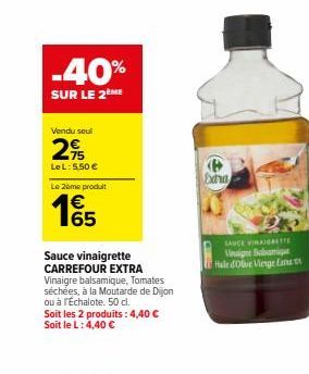 vinaigrette Carrefour