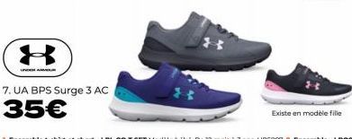 UNDER ARMOUR  7. UA BPS Surge 3 AC  35€  Existe en modèle fille 