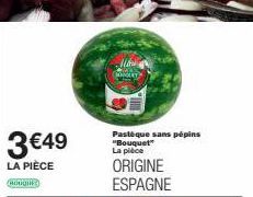Offre spéciale : Bouquet de Pastèque sans pépins d'Espagne - Seulement 3 €49 !