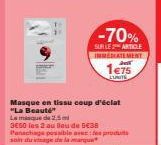 Le Masque Beauté 2.5mi: Meilleur Prix & 70% de Réduction!