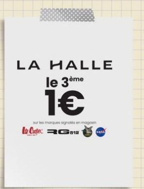 Offre Spéciale à La Coope: Seulement 1€ pour un Produit RG2 de NASA à La Halle le 3ème!