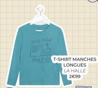 STATE  Slips &  T-SHIRT MANCHES  LONGUES  LA HALLE  2€99 