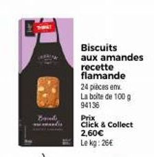 Promo! Boud Biscuits aux Amandes - 24 pièces / 100g - 2,60€ /kg - Click & Collect.