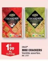 mini-crackers de variétés assorties à prix réduit - 199 pour 150, 113,27 pour retrait en magasin!