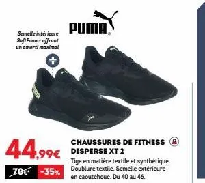 chaussures de fitness puma