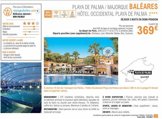 Voyage au Cœur de Palma: Découvrez l'Hôtel BRH-PALMA7 et les Activités qu'il propose!