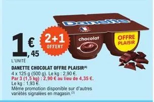 chocolat danette