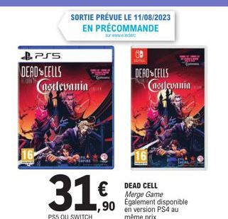 Dead Cells et Castlevania: Merge Game Disponible sur www.e.leclerc!