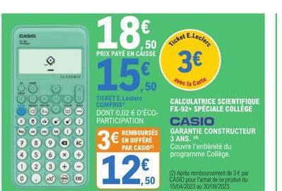 calculatrice scientifique 