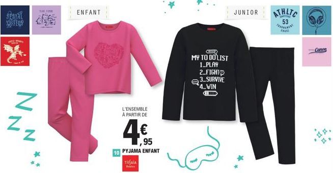 Tisaia Pyjama Enfant : 10% de Réduction dès 1,95 € !