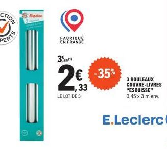 Equise  FABRIQUÉ EN FRANCE  3,99 (¹)  2€ €35%  LE LOT DE 3 