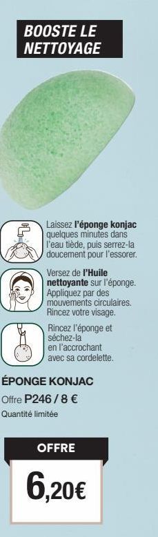 Une Éponge Konjac + Huile Nettoyante : Boostez votre Routine de Nettoyage!