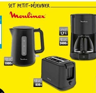 Coup de Boost Avec Le Petit-Déjeuner de Moulinex : 1000W et 1,7L de Puissance 2400!