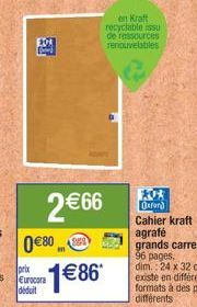 Economisez en Achetez le Produit Eurocora en Kraft Recyclable Issu de Ressources Renouvelables avec une Réduction de 2€66!
