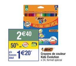 crayons de couleur BIC