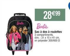 sac à dos Barbie