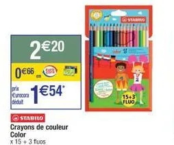 crayons de couleur stabilo