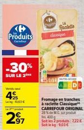 fromage en tranches Carrefour