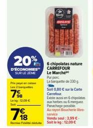 merguez Carrefour