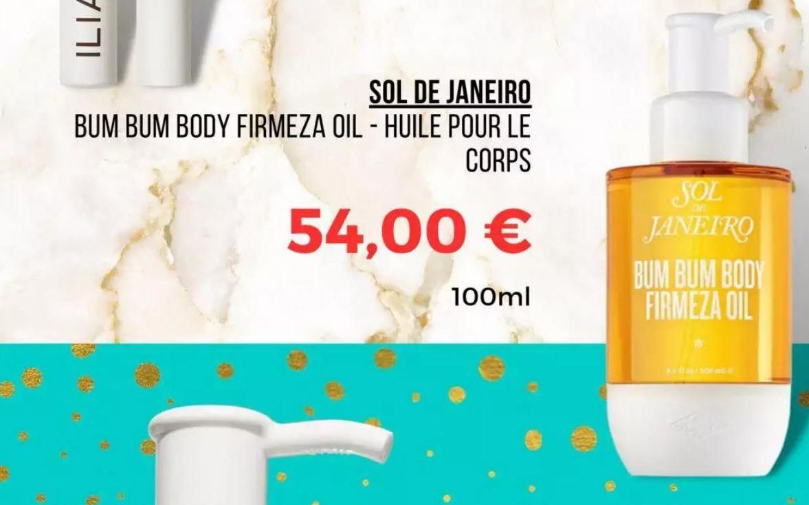 SOL DE JANEIRO Bum bum body firmeza oil - huile pour le corps