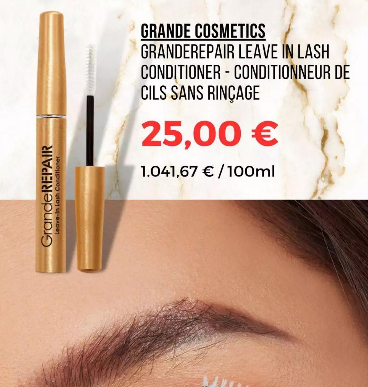 Une Nouvelle Formule Miracle pour Vos Cils : Granderepair Leave-In Lash Conditioner ! Extra Nutrition & Soin Instantané !