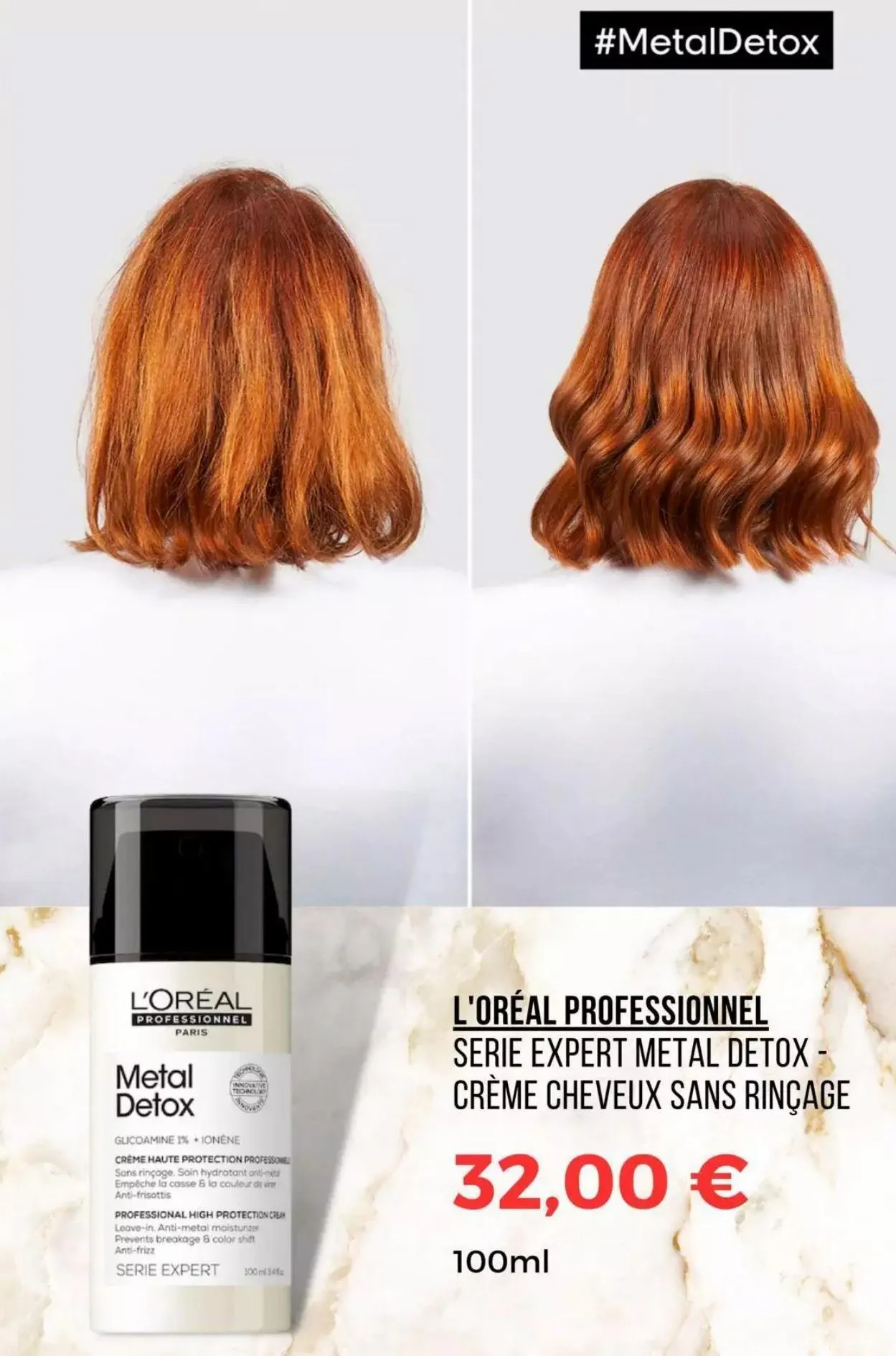 l`oréal professionnel serie expert metal detox - crème cheveux sans rinçage