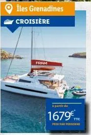croisière en îles grenadines avec fram : 1679€ ttc par personne !