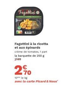 Fagottini à la Ricotta & aux Épinards : 10% de Réduction avec la Carte Picard & Nous!